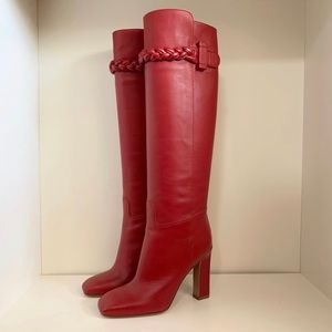 Valentino calfskin knee boots